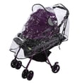 thumbnail image 1 of Funda para lluvia para cochecito, cochecito de bebé transpirable para exteriores, protector para silla de paseo, funda para lluvia para cochecito, compacta y ligera, 1 of 8