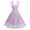 Purple, variant on Vintage Slip Dress for Women Gowns and Evening Dresses Sleeveless Audrey Hepburn Styled Dress Square Neck Dress Cocktail Swing Dresses