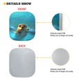 thumbnail image 2 of KUIFORTI 2-Piece Windshield Sun Shade Cute Otter Car Front Window Sunshade for Most Sedans SUV Truck, 28.5"x25.5" Foldable Sunshade Blocks Max UV Rays and Keeps Your Vehicle Cool, 2 of 5