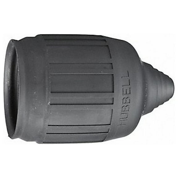 Hubbell Wiring Device-Kellems WP Boot,Blk,20/30A,4 and 5-Wire Devices HBL6035