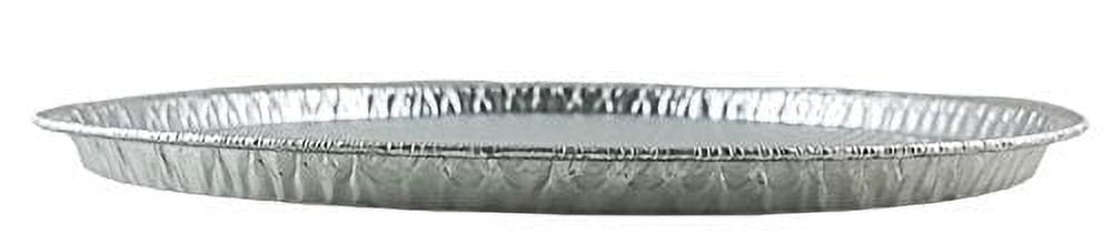 Handi-Foil 12" Aluminum Foil Pizza Pan - Disposable Waffle Bottom Baking Sheets (25)