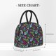 thumbnail image 2 of Balery Watercolor Floral Paisley Bolsa de Almuerzo para Mujeres, Caja de Almuerzo, Bolsa de Almuerzo Pequeña Impermeable, Tote de Almuerzo Reutilizable con Gran Capacidad, 2 of 6