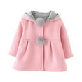 thumbnail image 1 of Chaqueta con capucha de algodón para niñas pequeñas, ropa de abrigo para primavera, otoño e invierno (XL), 1 of 4