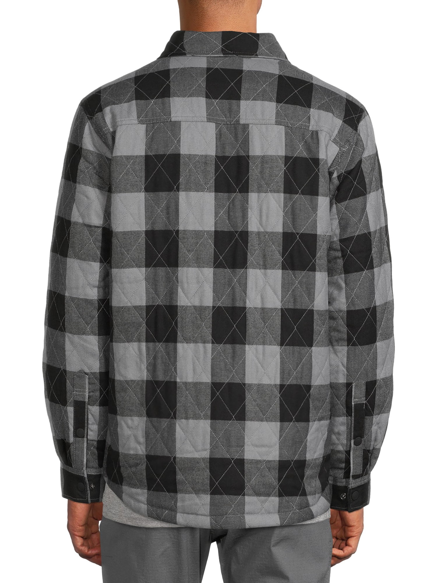 George Men's and Big Men's Shirt Jacket, Up to Size 5XL