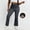 Black high waisted flare jeans for women a1, variant on Cagogo Women High Waisted Flare Jeans Stretch Casual Long Pants for Travel Lounge Work Denim Trousers Fashion Beachwear Clothes, Blue M