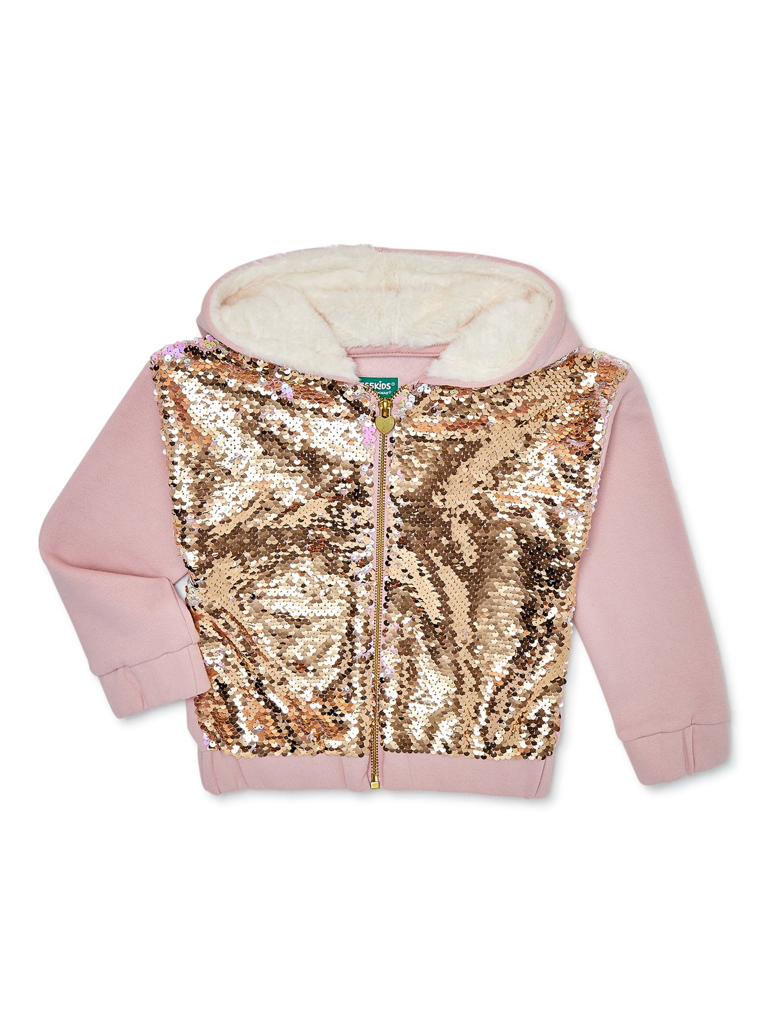 365 Kids from Garanimals Girls Sequin Hoodie, Sizes 4-10