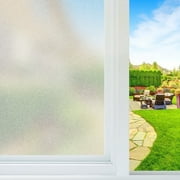 TSV Glass Privacy Static Window Film, Non-Adhesive Frosted Window Cling Sticker Opaque, 78.7 x 15.7''