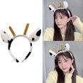 thumbnail image 2 of Cow Print Slip Elastic Hair Band For Infants Children Sensitive Skin Safe, 2 of 4