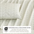 thumbnail image 5 of Great Bay Home Striped Ultra-Soft Microfiber Sheet Set (Twin, Stripe - Green), 5 of 9