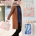 thumbnail image 2 of For iPad Air 11 inch M3 2025/M2 2024 Case, 360 Rotatable Handle Stand, Shoulder Strap, Drop-Proof Design, Cherry Pink, 2 of 7