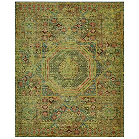 Nourison Timeless Teal Area Rug Teal 5'6" x 8'