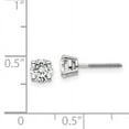 thumbnail image 2 of 14kw 1.00ct VS2/SI1 G-I Diamond Stud Thread on/off Post Earrings ST4, 2 of 2