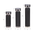 thumbnail image 4 of Stylish Modern Taper Candle Holders for Home Decor- Decorative Candle Stick Holder Perfect for Mantel, Console Table, or Table Centerpiece - Elegant Table Decor and Home Accent - Set of 3, 12", Black, 4 of 12