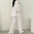 thumbnail image 6 of Wowcloth Women's Fashionable Elegant Business Suit with Lapel Jacket and Pants Set, 6 of 6