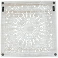thumbnail image 7 of Northlight 24" Antique White Floral Mandala Square Wall Panel, 7 of 7