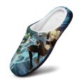 thumbnail image 3 of Genshin Impact Women's Cotton Home Shoes, Trendy Printed Slippers Thick Plush Warm House Slippers 11-12(42-43), 3 of 8