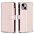 thumbnail image 2 of Compatible with iPhone 14 Plus Premium PU Leather Wallet Case with 9 Card Slots Zipper Pocket and Hand Strap, 2 of 5