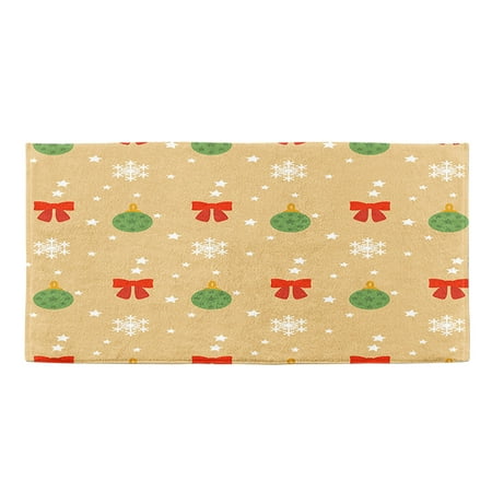 

CHGBMOK Christmas Decorations Christmas Element: Polyester Absorbent Towel Air Conditioning Blanket Beach Towel Christmas Towel