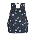 thumbnail image 1 of Disketp Night Forest Wolf Mochila Ligera e Impermeable, Mochila de Día Resistente para Viajes, Senderismo y Uso Diario para Hombre y Mujer, 1 of 7