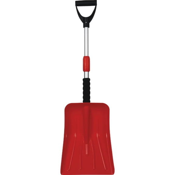 SubZero Snow Shovel with Extendable Handle - Emergency Auto Tool - Pack of 1, Multicolor — Residential Use, Standard Application
