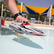 Pro Boat Sprintjet 9 Self-Righting Deep-V Jet Boat Brushed RTR Ready to Run Silver PRB08045T1 Boats RTR Electric