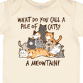 thumbnail image 4 of Inktastic What Do You Call a Pile of Cats? a MEOWTAIN Boys or Girls Baby Bodysuit, 4 of 5