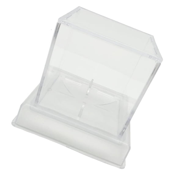 CEORPER Clear Baseball Display Case Acrylic Baseball Display Stand Square Storage Box