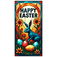 thumbnail image 2 of Happy Easter Themed Decorative Banner with Bunny and Eggs Backdrop for Easter Party Easter Decoration Photography Props Family Gatherings Spring Celebrations, 2 of 7