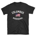 thumbnail image 1 of Columbus Mississippi Patriot Men's Cotton T-Shirt, 1 of 1
