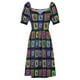 thumbnail image 4 of Vestido cuadrado de abuelita para mujer traje de verano ropa femenina, 4 of 6
