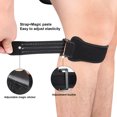thumbnail image 3 of Sangle de Genou avec Compression Réglable pour Soutien du Tendon Rotulien Coussinet Ergonomique en Silicone Conception Antidérapante Bande de Soutien pour Genou, 3 of 8