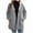 Gray, variant on Women Mid-long Sweater Jacket with Pockets Crochet Knit Long Sleeve Zipper Casual Plus Size Cardigan Outerwear (XL, Gray)