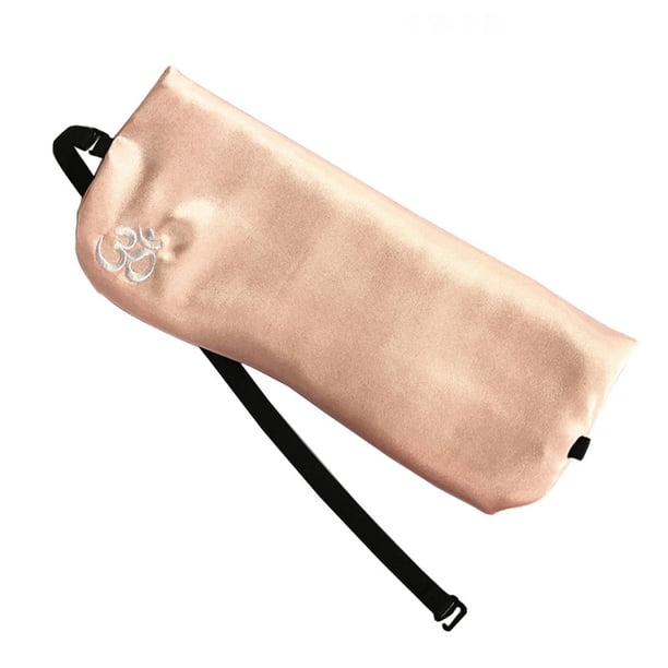 Wosthever Almohadilla para los ojos para Yoga, almohada de seda Artificial, lavanda, semillas de casia, masaje, relajación Uniforme atlético vendaje rosa claro
