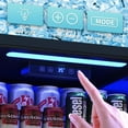 thumbnail image 2 of 2.5 Cu.Ft Wine Fridge, Mini Fridge With Glass Door, Wine Cooler Refrigerator, Beverage Drink Beer Cooler, Adjustable Shelves & Digital Temperature Display, 22 Bottle 95 Can, 2 of 7