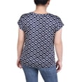 thumbnail image 3 of Plus Size Extended Sleeve Top With Grommets, 3 of 4