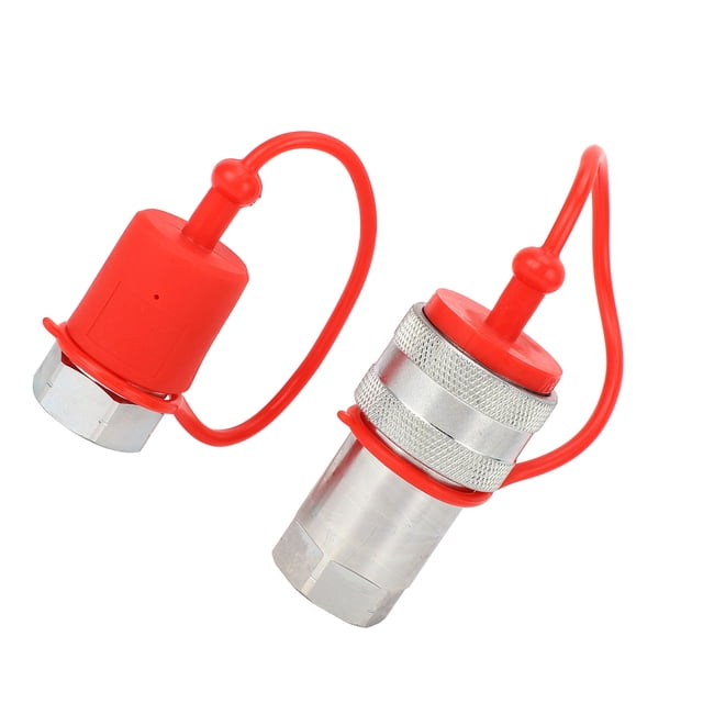 Acoplador Rápido Hidráulico, Accesorios De Conexión Rápida Hidráulica De Larga Duración, Robusto NPT 3/4 Pulg., Alta Eficiencia De Caudal Para Granjas