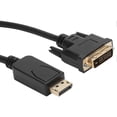 thumbnail image 3 of DP to DVI Cable Support 1080P Connection Adapter for HDTV PC Display Computer Supplies, 3 of 5