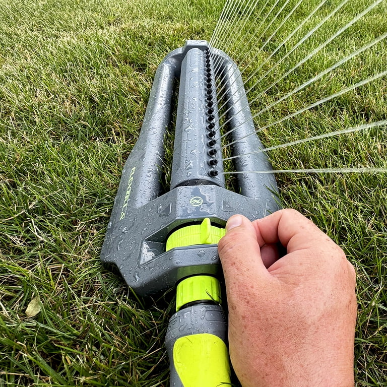 Flexzilla® Oscillating Lawn Sprinkler, 4,200 sq. ft., ZillaGreen
