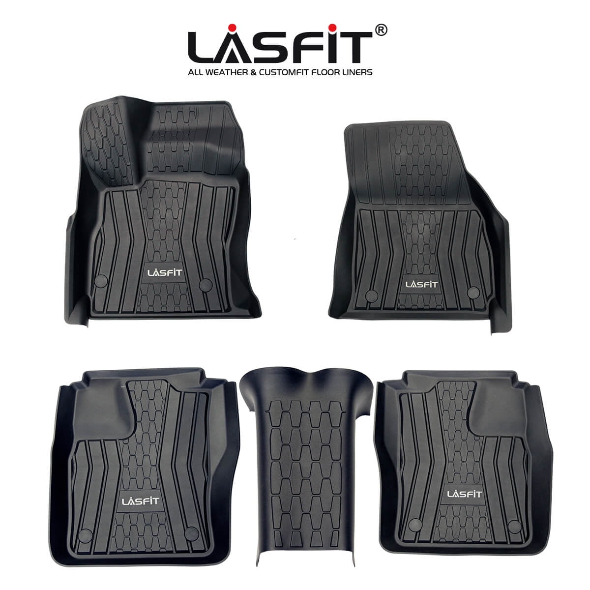 Lasfit Floor Mats for 2017 2018 2019 Lincoln Continental, All Weather