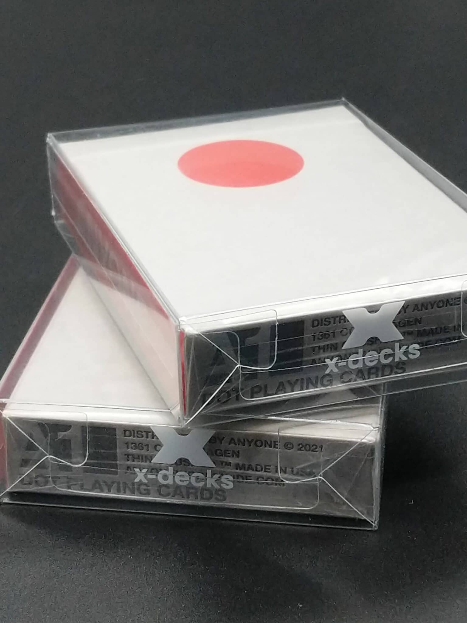 Anyone Worldwide: XL Red Dot Playing Cards