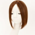 thumbnail image 4 of Clips-On Short Hair Wig For Female Head Top Replacement Blocks Effectively Covering Sparse & Gray Hair Light Brown, 4 of 4