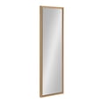 thumbnail image 1 of Kate and Laurel Evans Modern Framed Panel Wall Mirror, 16" x 48", Natural, Contemporary Simple Home Decor, 1 of 6