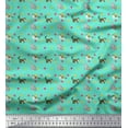 thumbnail image 1 of Soimoi Polyester Crepe Fabric Dot & Cat Animal Print Fabric by The Yard 52 Inch Wide, 1 of 5
