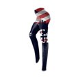 thumbnail image 4 of Independence Day Printed 3d Digital Women Leggings Workout Pants Skinny Tummy Control Capri Purple M, 4 of 4