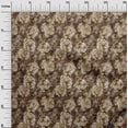 thumbnail image 3 of oneOone Silk Tabby Brown Fabric Asian Batik Floral Diy Clothing Quilting Fabric Print Fabric By Yard 42 Inch Wide, 3 of 4