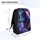 thumbnail image 4 of Balery Feathered Wolf Mochila - Mochila Estilosa y Duradera para Laptop de 15 Pulgadas con Tela Oxford Impermeable, 4 of 8