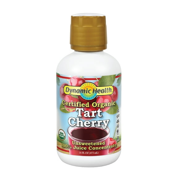 Dynamic Health Organic Tart Cherry Juice Concentrate | 100% Pure | 16 Servings