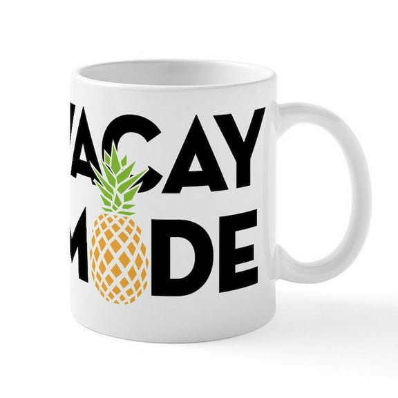CafePress - Vacay Mode Color - 11 oz Ceramic Mug - Novelty Coffee Tea Cup