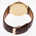 thumbnail image 2 of Invicta Men's 19542 Slim Rose Gold Dial Brown Leather Strap Watch, 2 of 4