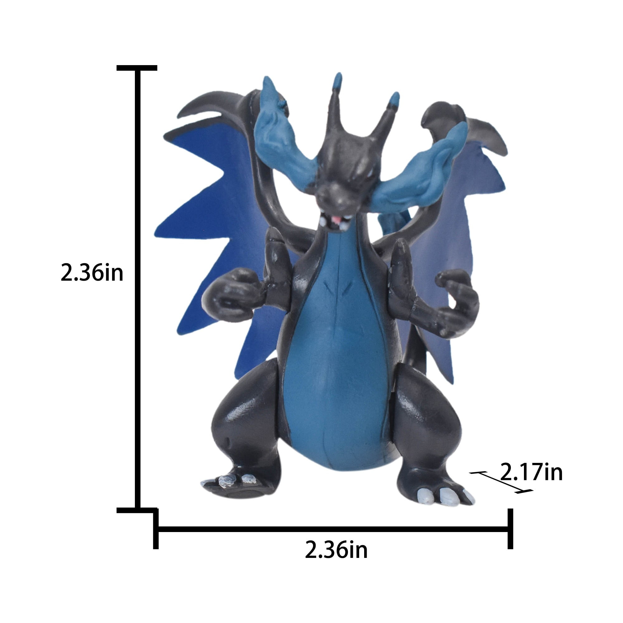 Pokemon XY Mega Figure Series 1 Charizard X 3 Figure TOMY, Inc